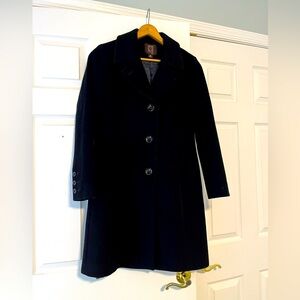 Anne Klein Petite Ladies Wool/Cashmere Top Coat